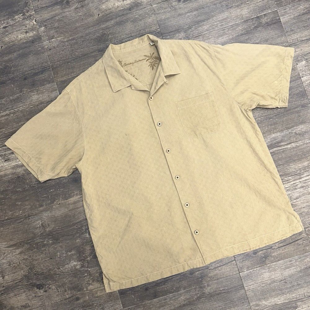 Tommy Bahama 100% Silk Shirt Embroidered Hawaiian Men Size XL‎ (75)
